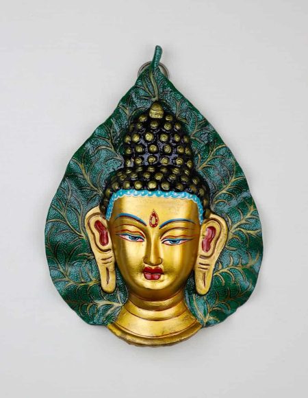 Buddha_volto_oro_meditazione_foglia_gold_khajuraho_arte_indiana